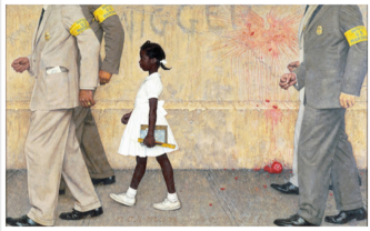 The problem we all live with, Norman Rockwell, 1964