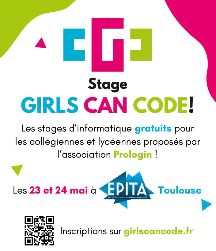 flyer ; inscription sur girlscancode.fr