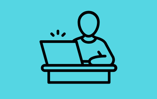 élève en train de travailler