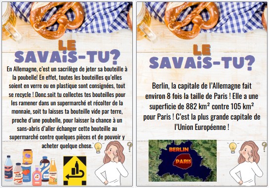 Exemples de cartes après visite