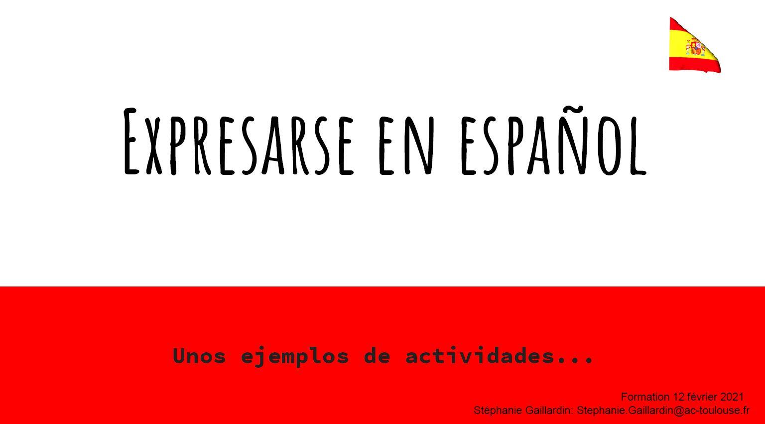 Expresarse