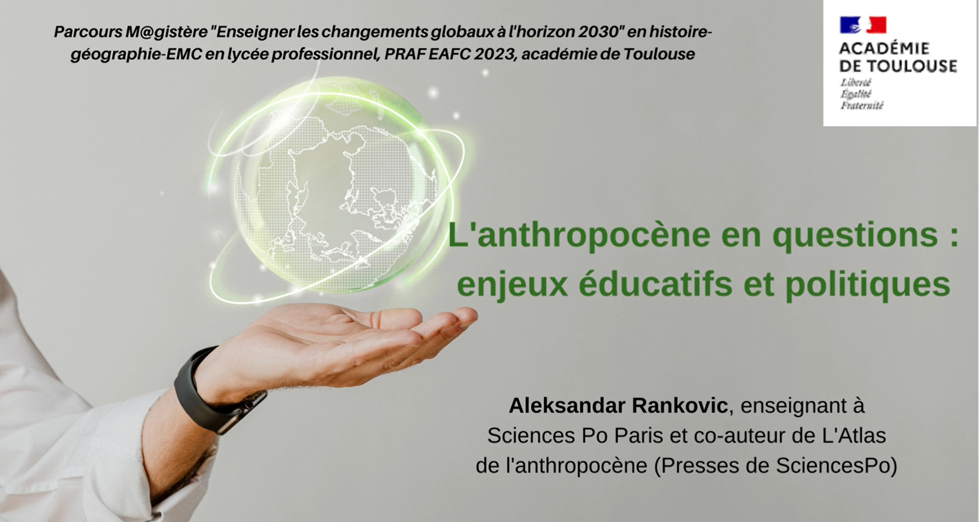 conférence Aleksandar Ranckovic