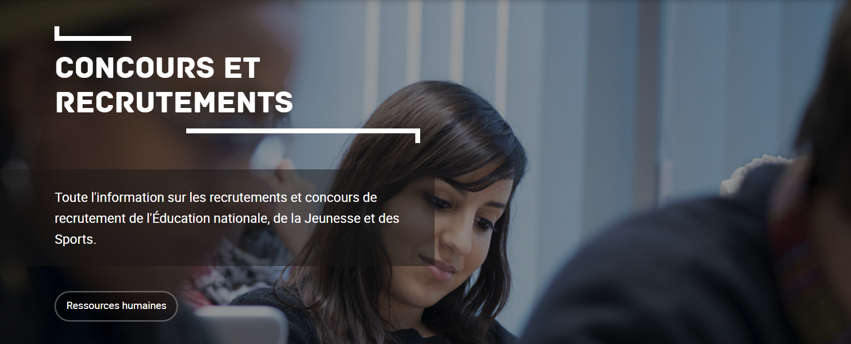 Légende &quot;inscrivez-vous aux concours !&quot;