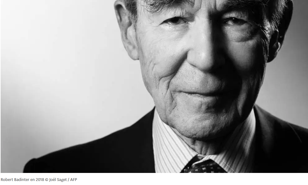 Photographie de Robert Badinter - Source AFP