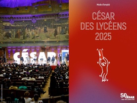 Affiche du César avec photo de la Sorbonne