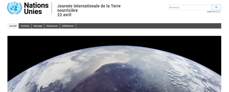 Page accueil ONU