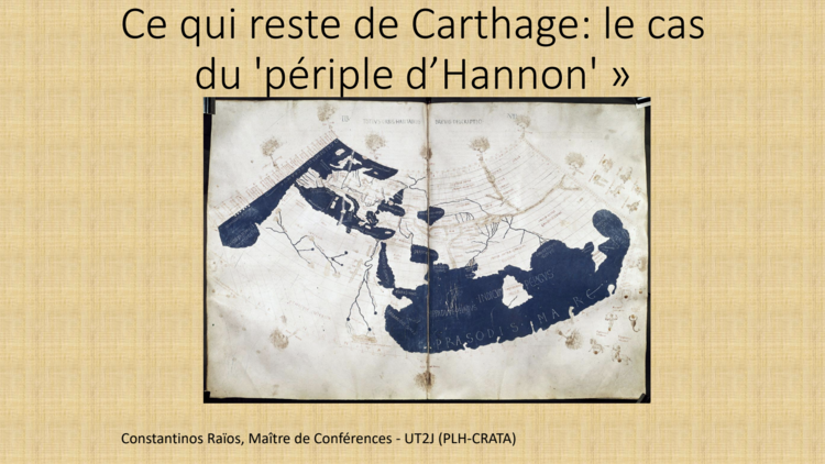 Ce qui reste de Carthage : le cas du périple d’Hannon. Illustration