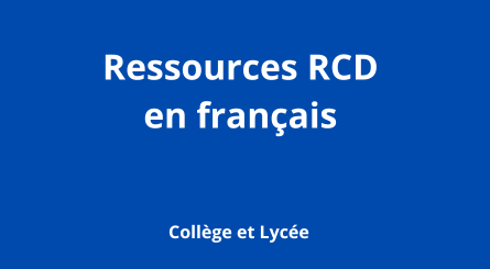 Ressources RCD