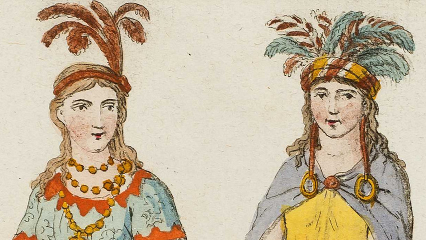 illustration BNF pour les Lettres d'une Péruvienne