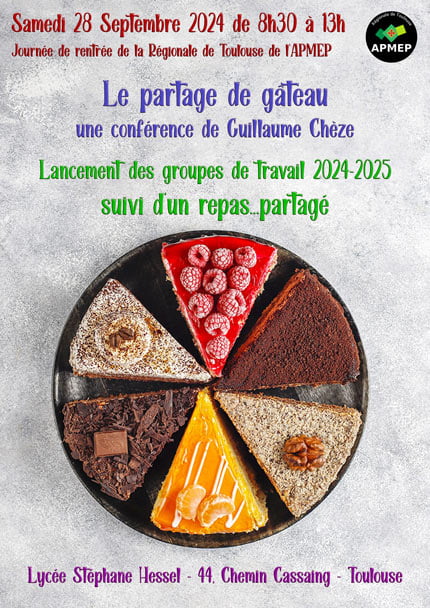 Affiche : Le partage du gateau