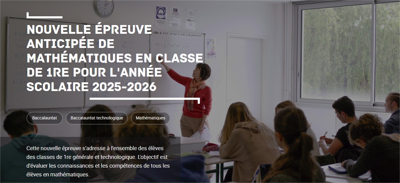 épreuve anticipée Première