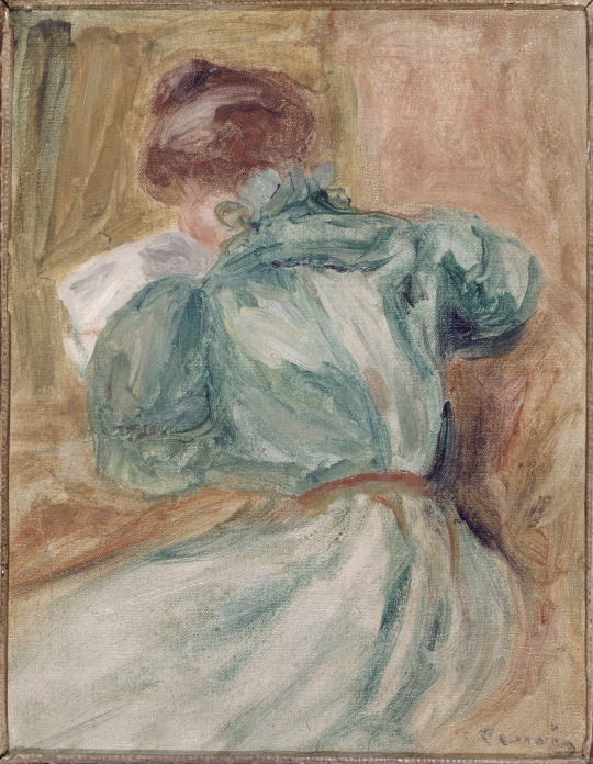 Auguste Renoir-La liseuse verte-musée d'Orsay