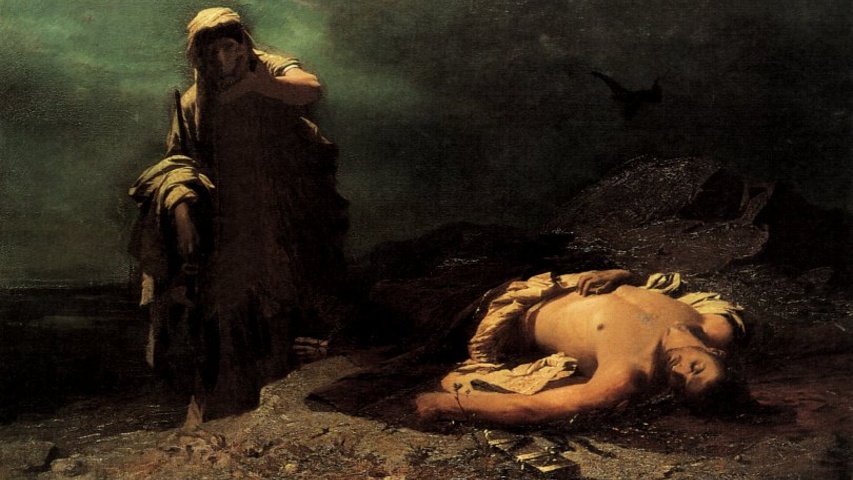 Nikiforos Lytras, Antigone devant le corps de Polynice, domaine public