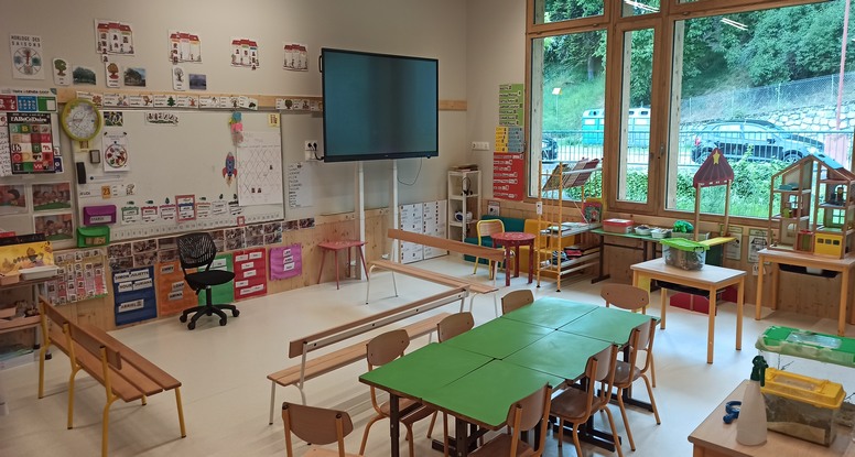 salle de classe de maternelle