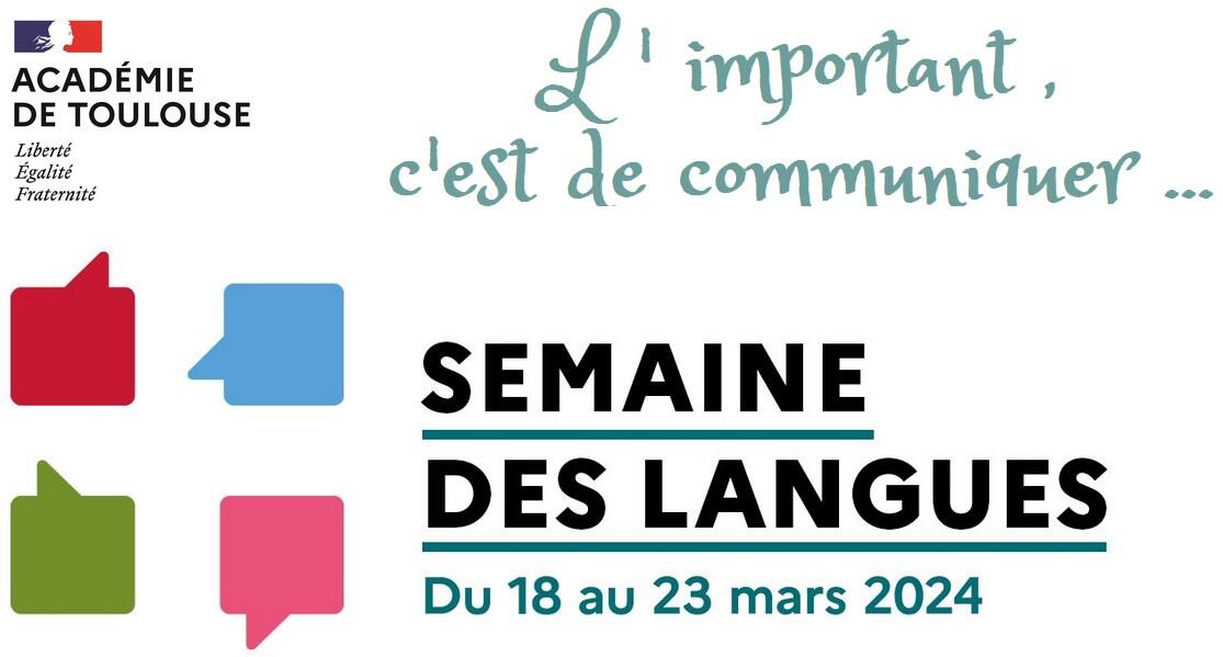 logo semaine des langues