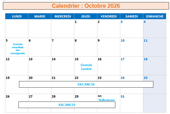 octobre 26