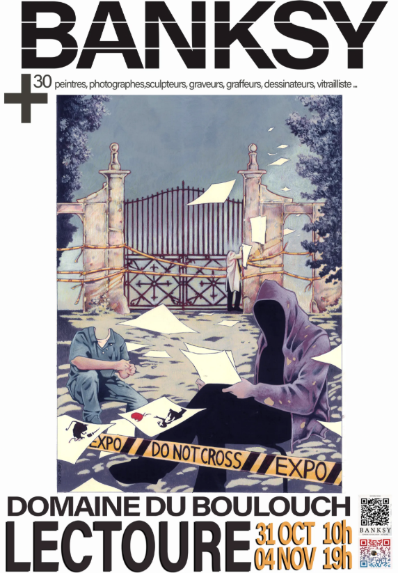 Affiche de l'exposition Banksy