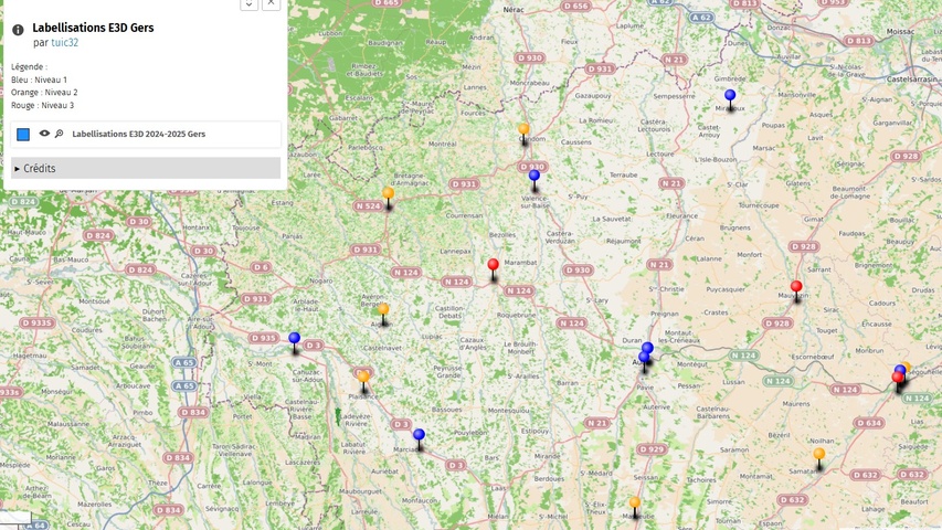 Labellisations E3D 2024-2025