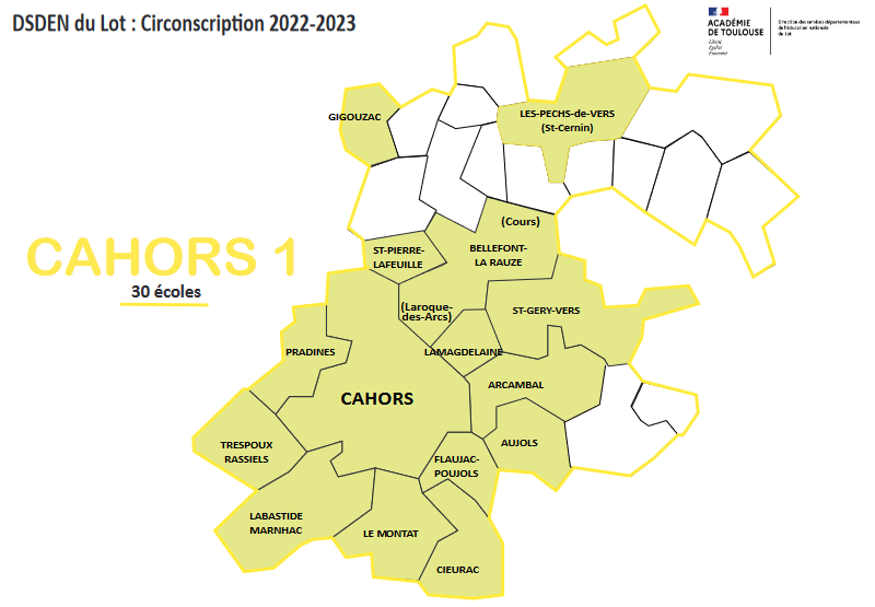 Cahors 1 30 écoles