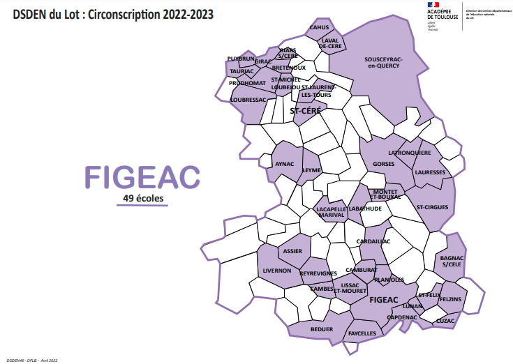 carte circonscription de Figeac