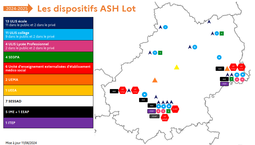 dispositifs ASH 2024-2025