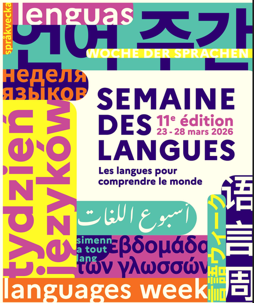 Semaine des langues 2026 affiche