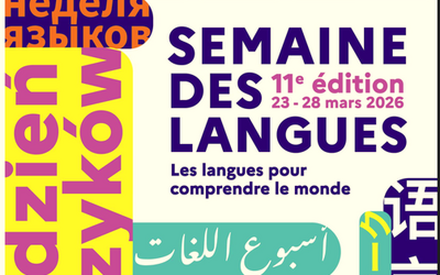 Semaine des langues 2026 affiche