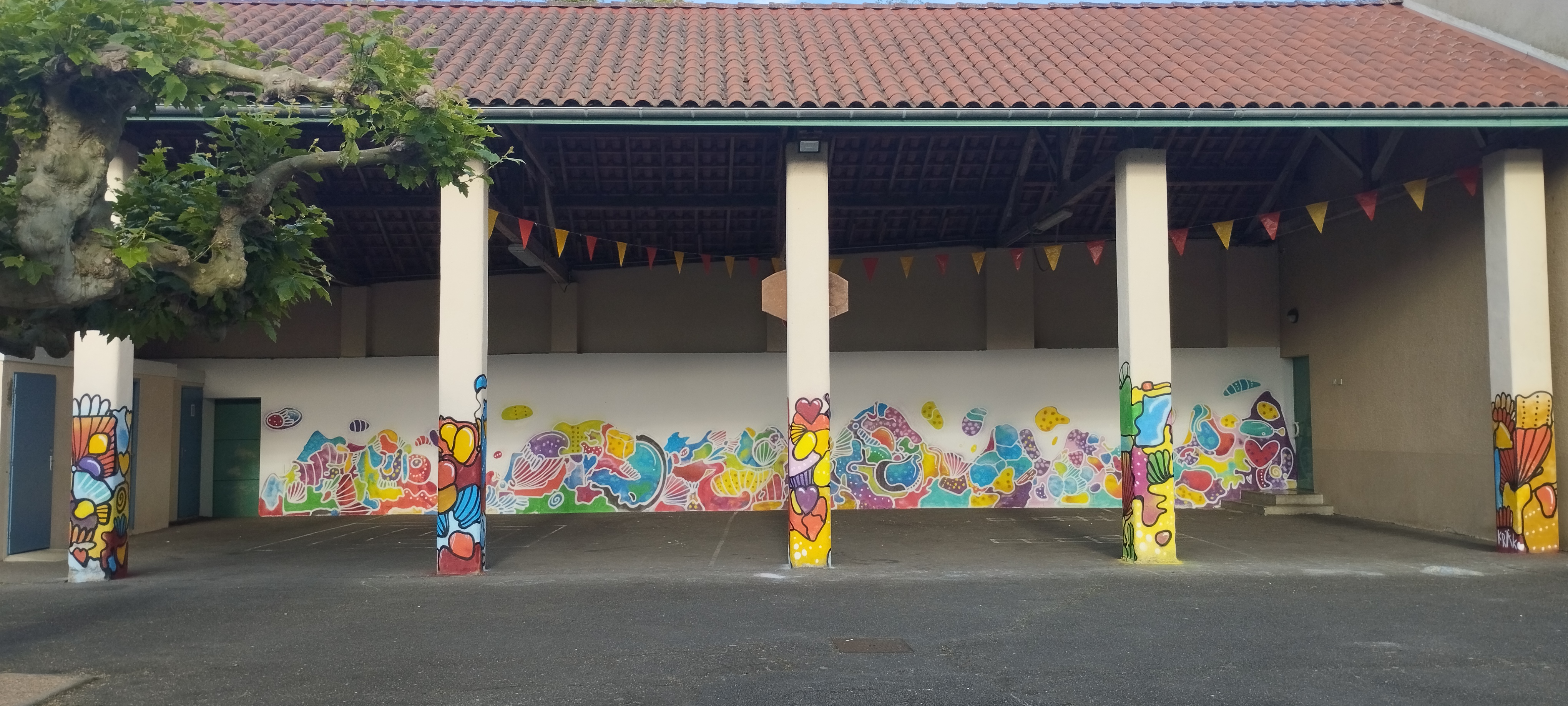 Fresque ecole madiran