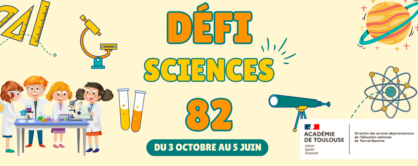 Bandeau Défi sciences