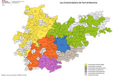 Carte départementale des circonscriptions