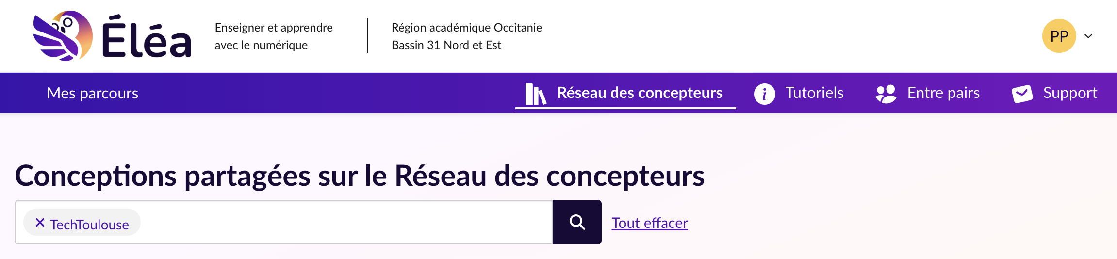 Elea - Réseau des concepteurs