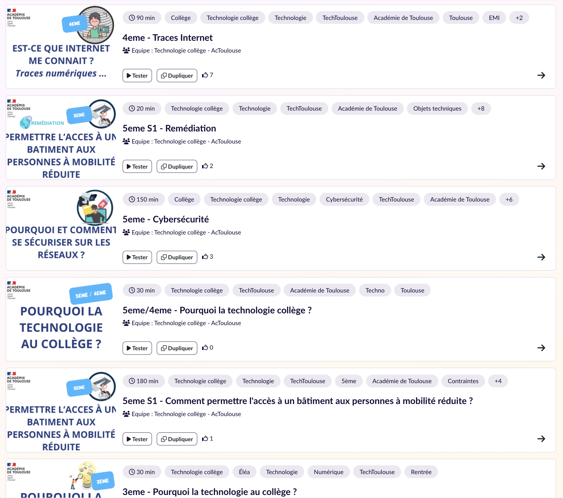 ELEA - Parcours Ac. Toulouse