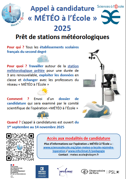 Flyer météo à la carte 2025
